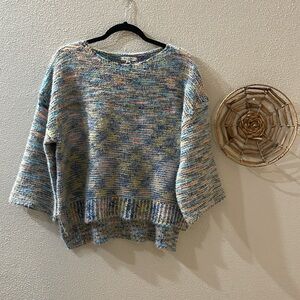 Baciano Space Dye Sweater Size Medium